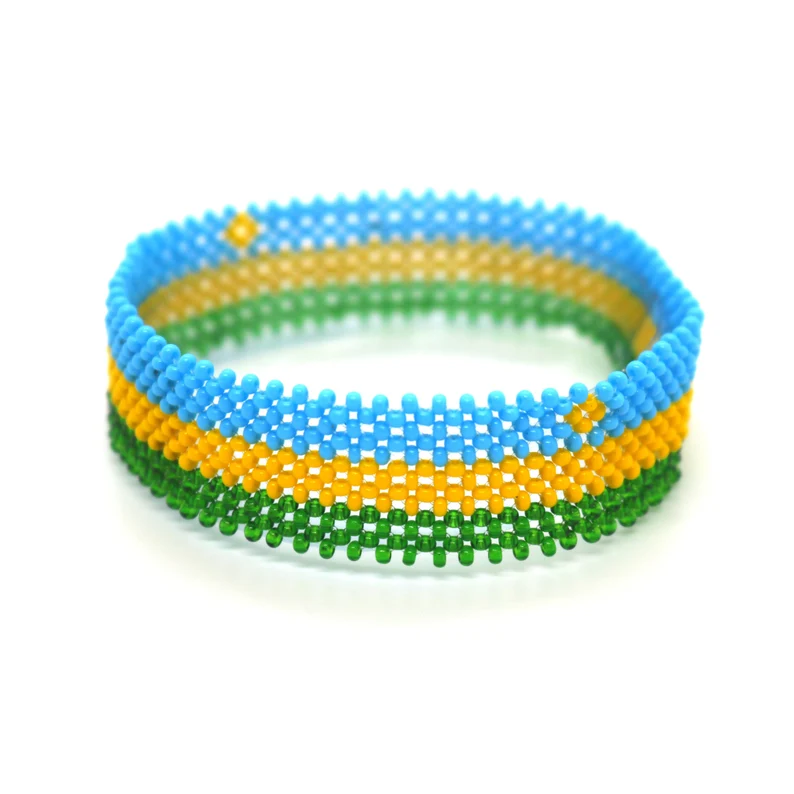 PRDRWNDN® - Rwanda flag bracelet